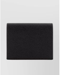 Thom Browne - Pebble Grain Leather Card Holder - Lyst