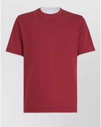 Brunello Cucinelli - Cotton Regular-Fit Crew-Neck Short-Sleeve T-Shirt - Lyst