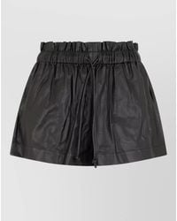 Isabel Marant - Tailored Shorts Synthetic Leather Casual Styling - Lyst