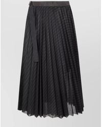 Sacai - Spun Organza Skirt - Lyst