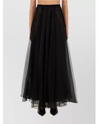 Nina Ricci - Silk High-Rise Voluminous Maxi Skirt - Lyst