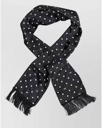 Dolce & Gabbana - Silk Polka Dot Scarf - Lyst