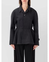 Ami Paris - Virgin Wool Single-Breasted Coat - Lyst
