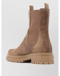 Gianvito Rossi - Boots Chunky Sole Elastic Panels Pull Tabs - Lyst
