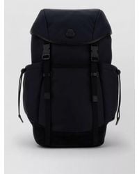 Moncler - Canvas Backpack Front Flap Side Pockets - Lyst