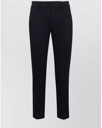 Aspesi - Cotton Trousers With Belt Loops And Two Side Pockets - Lyst