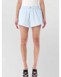 MM6 by Maison Margiela - Cotton Poplin Relaxed-Fit Shorts - Lyst