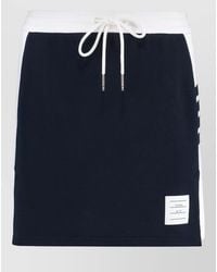 Thom Browne - Cotton Jersey Mini Skirt - Lyst