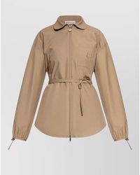 Moncler - Cotton Tie Overshirt - Lyst