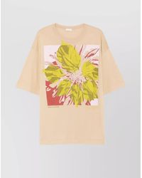 Dries Van Noten - Cotton Crew Neck Short Sleeve T-Shirt - Lyst
