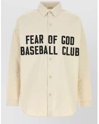 Fear Of God - Cotton Oversized Shirt - Lyst