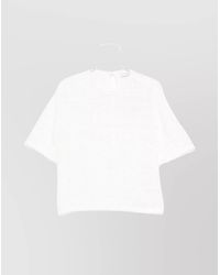 IRO - Boxy Silhouette Short Sleeves Top - Lyst