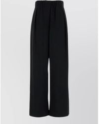 Jil Sander - Crepe Wide-Leg Trousers - Lyst