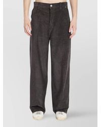 Ami Paris - Cotton Corduroy Wide-Leg Loose-Fit Trousers - Lyst