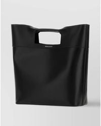 McQueen - Leather The Square Bow Tote Bag - Lyst