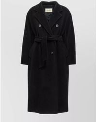 Max Mara - Cashmere-Blend Long Belted Single-Breasted Coat - Lyst