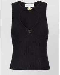 Marine Serre - Open Neck Knit Tank Top - Lyst