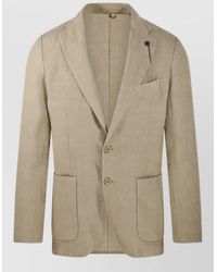 Santaniello - Linen Suit Jacket - Lyst
