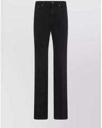 Saint Laurent - Denim Mid-Rise Straight-Leg Jeans - Lyst