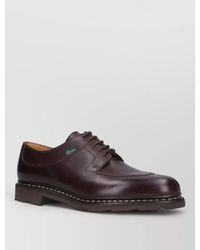 Paraboot - Leather Lace Up Brogues Round Toe - Lyst