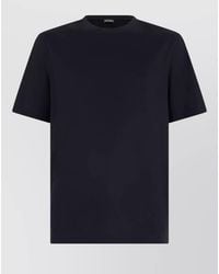 ZEGNA - Cotton Short-Sleeve T-Shirt - Lyst