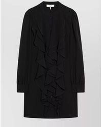 Chloé - Silk Knee-Length Dress - Lyst