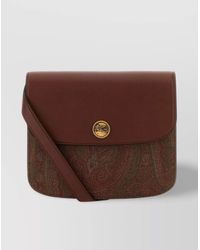 Etro - Essential Small Coated Canvas Crossbody Bag - Lyst