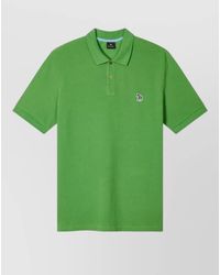 Paul Smith - Logo Polo Shirt Short Sleeves Zebra Motif - Lyst