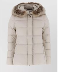 Moorer - Quilted Down Jacket Detachable Hood - Lyst