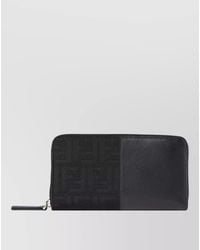 Fendi - Ff Zucca Jacquard Zip Around Wallet - Lyst