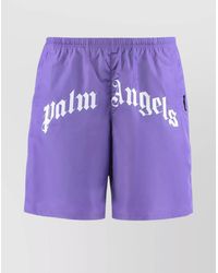 Palm Angels - Lightweight Nylon Beach Shorts And Pockets - Lyst