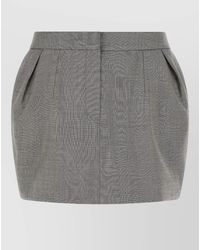 Magda Butrym - Number Fourteen Pleated Shorts Side And Back Pockets - Lyst