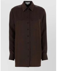 Stella McCartney - Silk Satin Shirt - Lyst
