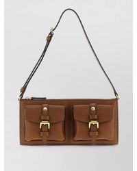Mulberry - Roxanne Mini Leather Crossbody Bag Buckle Strap - Lyst