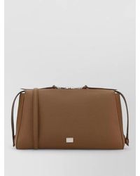 Dolce & Gabbana - Vittoria Leather Shoulder Bag Textured Strap - Lyst