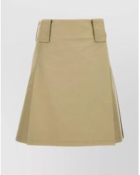 Burberry - High-Waisted A-Line Skirt Pleated Design - Lyst