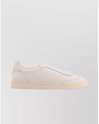 Brunello Cucinelli - Leather Low-Top Sneakers Rubber Sole - Lyst