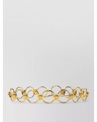 Versace - Brass La Medusa Belt - Lyst