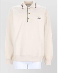 Drole de Monsieur - Knit Sweater Contrast Collar Ribbed Cuffs - Lyst