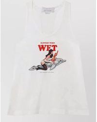 Stella McCartney - Jeff Koons Racerback Graphic Tank Top - Lyst