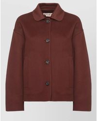 Marni - Cashmere Single Breasted Coat - Lyst