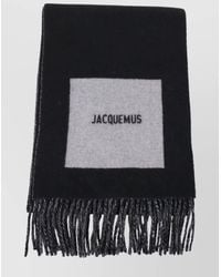 Jacquemus - Virgin Wool Fringed Scarf - Lyst
