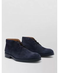 Tod's - Derby Ankle Shoes Round Toe Suede Rubber - Lyst