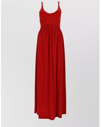 Sportmax - Crepe Jersey Maxi Dress - Lyst