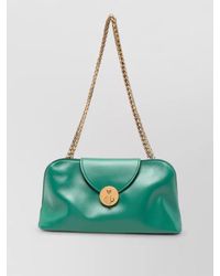 Versace - Na Lamb Leather Clutch Bag - Lyst