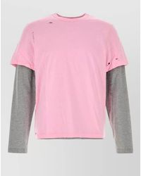 GIMAGUAS - Cotton Two-Tone T-Shirt - Lyst
