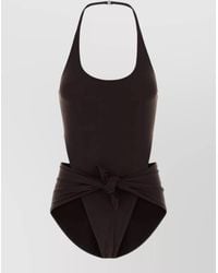 Alaïa - Stretch Nylon Swimsuit - Lyst