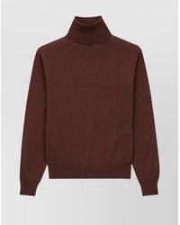 Saint Laurent - Cashmere Wool Silk Turtleneck Jumper - Lyst