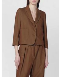 Dries Van Noten - Single-Breasted Cropped Wool Jacket - Lyst