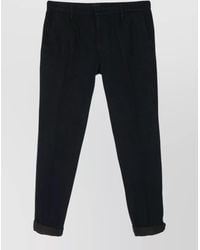 Dondup - Pants Belt Loops Rolled Cuffs Back Pockets - Lyst